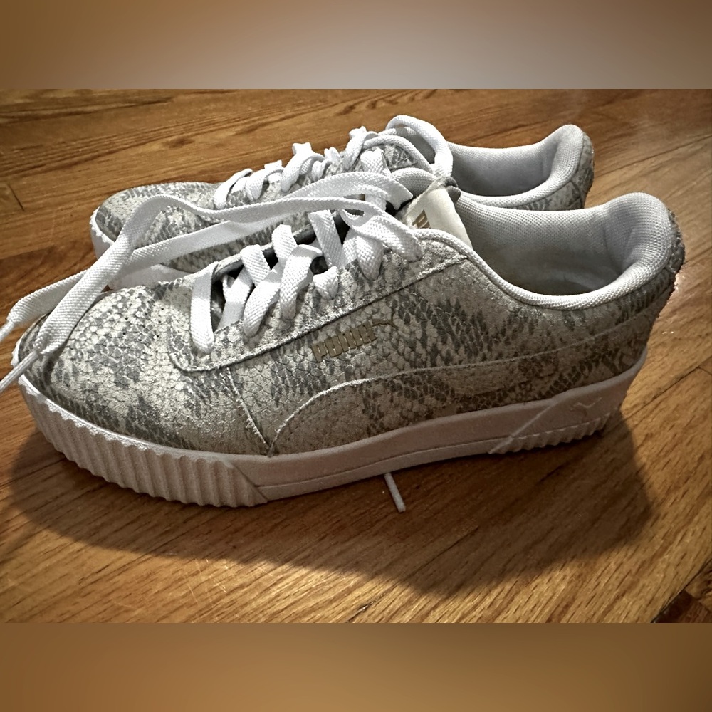 Puma Snake Print Sneakers - 7 1/2 - in great condition